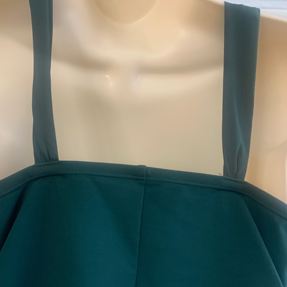 Lands' End “Grecian” Dark Green Women's One-Piece Swimsuit. W/Body control - Picture 3 of 5